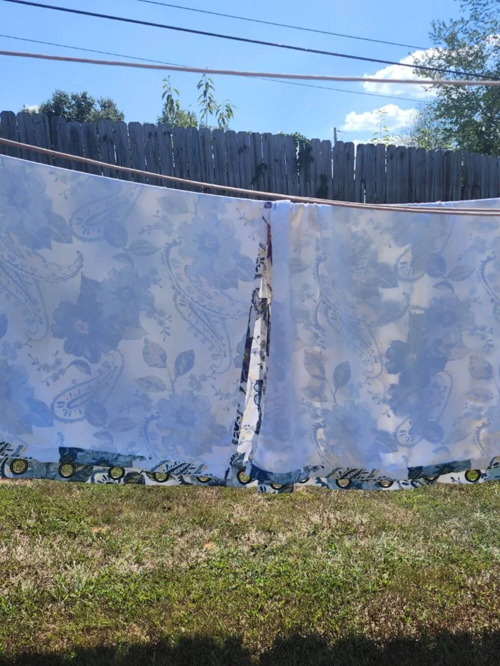 Half Moon pair of lined curtains (2 panels) 52 x 84